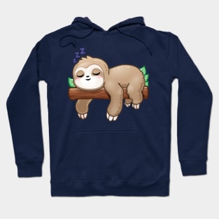 Adorable Sleeping Cute Sloth Hoodie